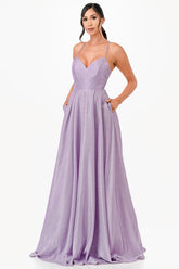 Women’s Formal Glitter Criss-Cross Back Bodycon Maxi Dress | Zarnesh