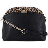 Women's Leopard Accent Small Dome Crossbody Bag | Zarnesh