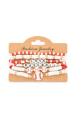 Women’s Love Baseball Stretch Fit Bracelet Set | Zarnesh