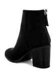 Women's Lycra Block Heel Ankle Boots | Zarnesh
