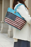 Women's MKF Elegant Patriotic American Flag Tote Bags | Zarnesh