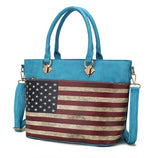 Women's MKF Elegant Patriotic American Flag Tote Bags | Zarnesh