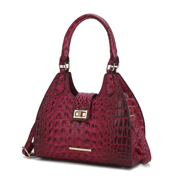 Women's MKF Crocodile Vegan Leather Embossed Tote Bag | Zarnesh