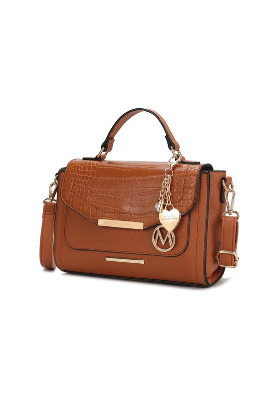 MKF Collection Sylvie Croco Embossed Shoulder Mia | Zarnesh