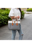 Women MKF Collection Brynlee Color Block Tote Bag | Zarnesh