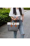 Women MKF Collection Brynlee Color Block Tote Bag | Zarnesh
