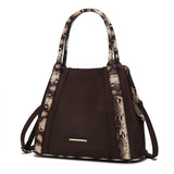 Women's MKF Leather Snake embossed Tote Handbag | Zarnesh