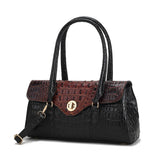 Women MKF Liviana Croc Embossed Dual Handles Shoulder Bag | Zarnesh