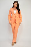 Women's Midrise Tailored Blazer and Pant Suit Set | Zarnesh