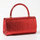 Women’s Mini Metallic Glitter Top Handle Handbag Clutch | Zarnesh