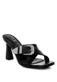 Women’s Mohaya Engraved Metallic Buckle Sandals | Zarnesh