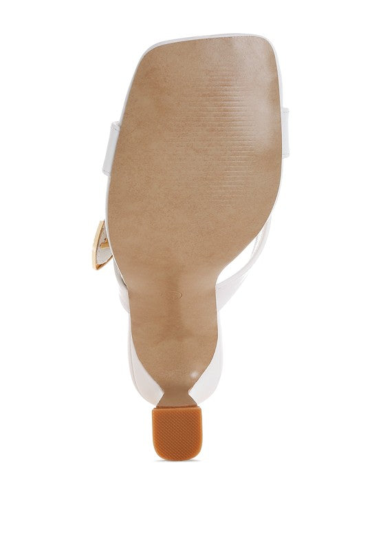 Women’s Mohaya Engraved Metallic Buckle Sandals | Zarnesh