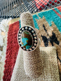 Women’s Navajo Sterling Silver & Royston Turquoise Rings | Zarnesh