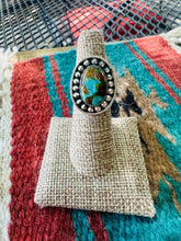 Women’s Navajo Sterling Silver & Royston Turquoise Rings | Zarnesh