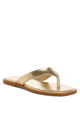 Women’s Nitty Square Toe Strap Flip Flops | Zarnesh