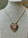 Women’s Ocean Sterling Jasper Heart Sterling Silver Pendant | Zarnesh