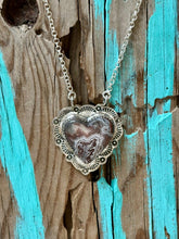Women’s Ocean Sterling Jasper Heart Sterling Silver Pendant | Zarnesh