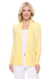 Women's Open Front Shrug Sweater Knit Cardigan | Zarnesh