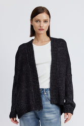 Women’s Oversized Open Front Long Sleeve Cardigan | Zarnesh