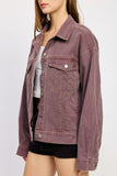 Women’s Oversized Vintage Denim Shirt Jacket | Zarnesh