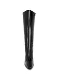 Women's Patent Faux Leather Calf Boots | Zarnesh