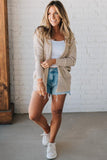 Women’s Pattern Hollowed Knit Open Front Cardigan | Zarnesh