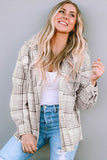 Women’s Plaid Flannel Removable Hood Buttoned Shacket | Zarnesh