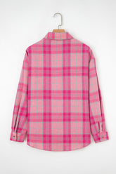 Women’s Plaid Long Sleeve Button-Up Shirt | Zarnesh