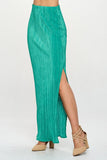 Women’s Plisse Slit Maxi Skirt | Zarnesh