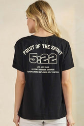 Women’s Plus Fruit of the Spirit Graphic Cotton T-Shirt | Zarnesh