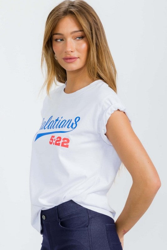 Women’s Plus Fruit of the Spirit Graphic Cotton T-Shirt | Zarnesh