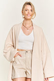 Women’s Plus Oversized Front Pockets Cardigan | Zarnesh