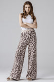 Women’s Plus Warm Soft Leopard Fuzzy Lounge Casual Pants | Zarnesh