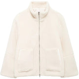 Women’s Plush Fleece Zip-up Faux Fur Jacket | Zarnesh