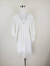 Women's Pom Pom Textured V-Neck Beach Cover Up Towel Wrap | Zarnesh