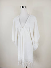 Women's Pom Pom Textured V-Neck Beach Cover Up Towel Wrap | Zarnesh