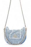 Women’s Stylish Quilted Denim Fashion Shoulder Bag | Zarnesh