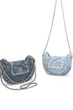 Women’s Stylish Quilted Denim Fashion Shoulder Bag | Zarnesh
