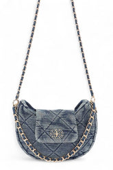 Women’s Stylish Quilted Denim Fashion Shoulder Bag | Zarnesh