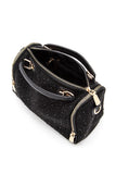Women’s Rhinestone Metallic Two-Zipper Handbag | Zarnesh