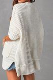 Women's Ribbed Knit Open Front Cardigan With Pockets | Zarnesh