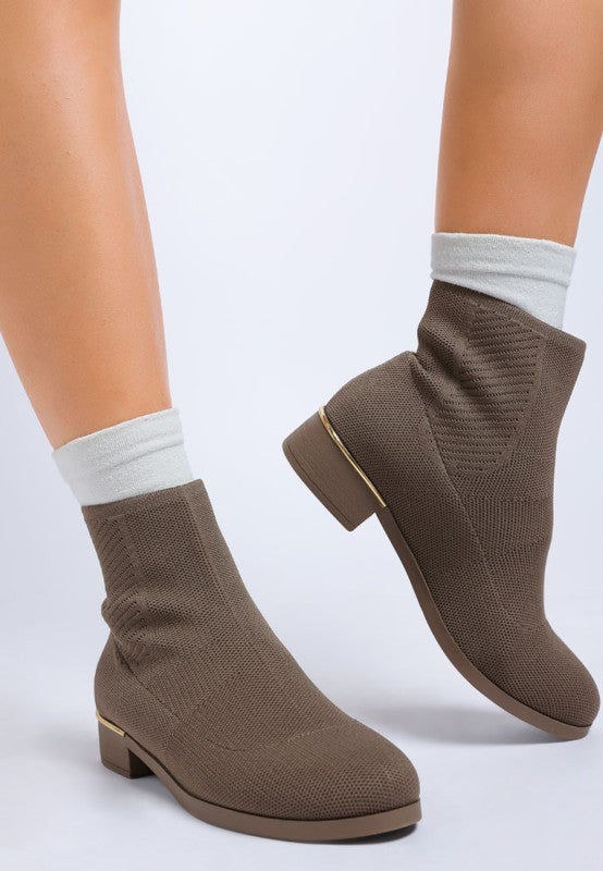 Women’s Rosamund Knit Ankle Sock Boots | Zarnesh