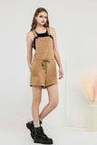 Women’s Stroll Adjustable Strap Sleeveless Pocketed Overall Romper | Zarnesh