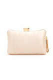 Women's Satin Pleated Party Box Evening Clutch | Zarnesh