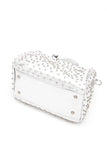 Women’s Rhinestone Studded Top Handle Boston Bag | Zarnesh