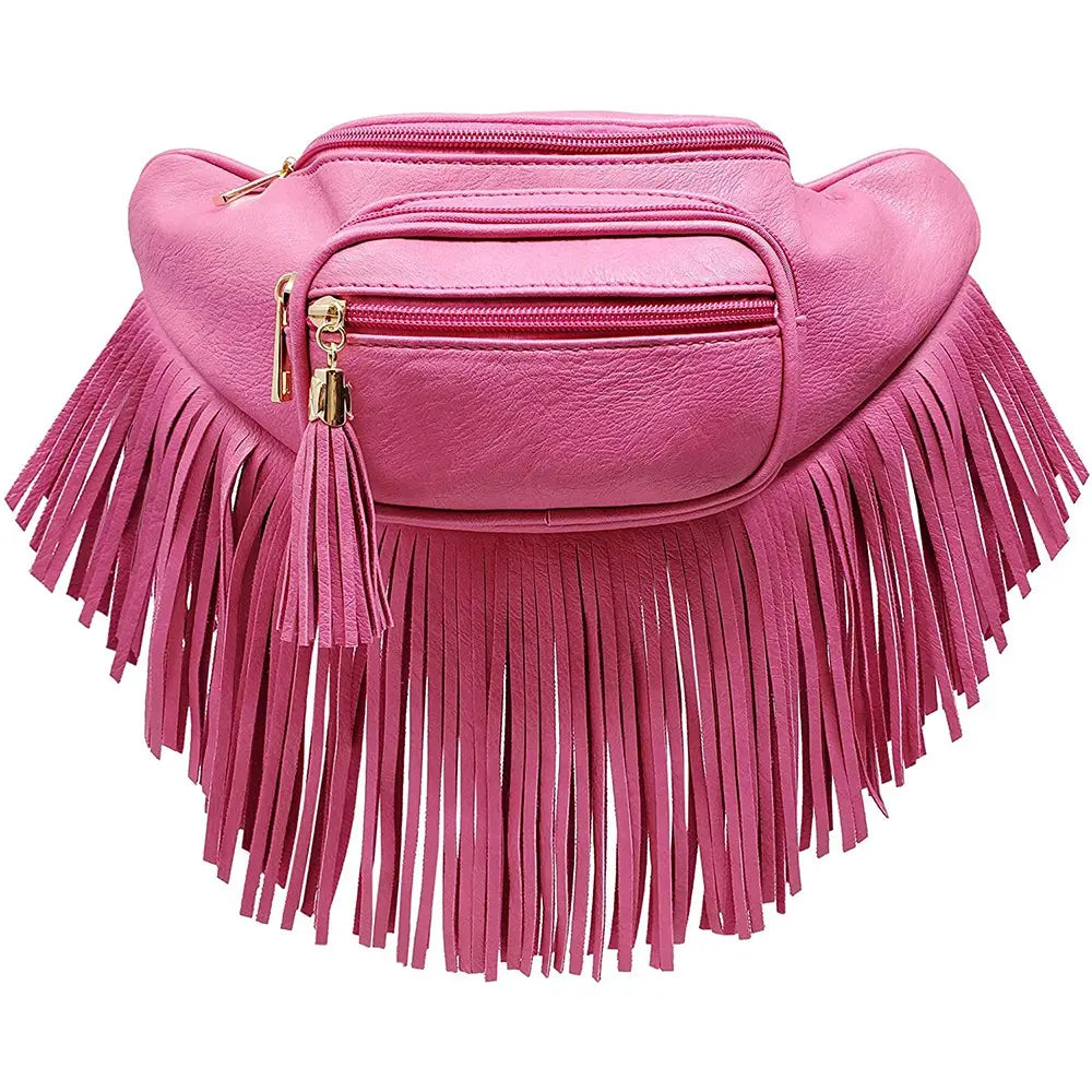 Women’s Solene Fashion Fanny Pack Fringe Tassel Waist Bag | Zarnesh