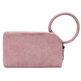 Women's Straw Leather Cuff Handle Tassel Wristlet Clutch | Zarnesh