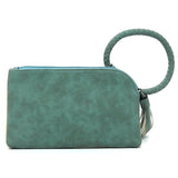 Women's Straw Leather Cuff Handle Tassel Wristlet Clutch | Zarnesh