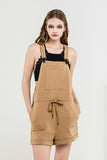 Women’s Stroll Adjustable Strap Sleeveless Pocketed Overall Romper | Zarnesh