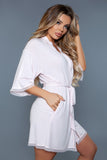 Women’s Sylvie Lace Trimmed Robe | Zarnesh
